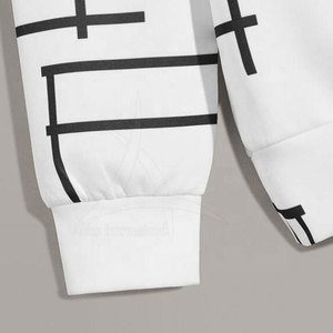 Sweat-shirts d'hiver en coton 100% de qualité supérieure avec logo personnalisé, impression par sublimation et tissu polaire - Product Image 3
