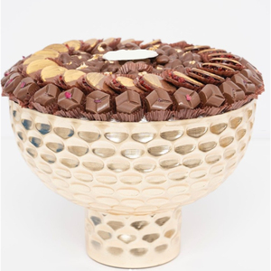 Bol de service à chocolat en métal fait à la main de qualité supérieure bol de service à Dessert sucré design classique pour accessoires de cuisine - Product Image 2