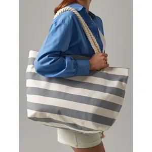 Summer Nautical <b>Beach</b> Tote Bag for Promotional Merchandise - Product Image 6