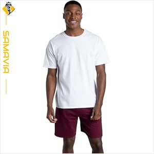 Men's <b>T</b>-<b>shirts</b> 100% Cotton Men's <b>T</b>-<b>Shirts</b> Custom Logo Plain Short Sleeve Tee OEM Ready to Ship Casual Round Neck Bulk Wholesale - Product Image 5