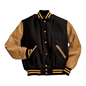 Customized Logo Men College Varsity Stand Collar Solid Color Best Price High Quality Winter DDP Shipping - Product Image 3