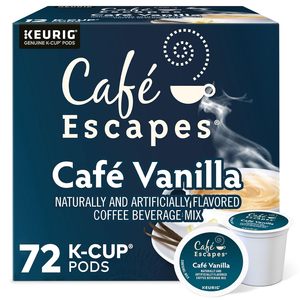 Café Escapes Café Vainilla, Cápsulas Keurig de una sola porción, 72 unidades - Product Image 6