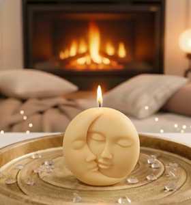 เทียนรูปพระอาทิตย์และพระจันทร์ งานแฮนด์เมด กลิ่นหอม ของขวัญตกแต่งบ้าน ราคาส่งที่ดีที่สุด - Product Image 4