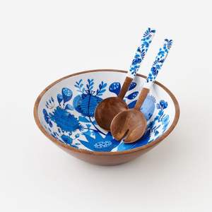 Tazón de Madera Esmaltada con Estampado de Puntos Amarillos, Diseño Alegre y Brillante, Plato para Aperitivos de Madera de Mango para Fiestas de Verano y Decoración de Cocina - Product Image 3