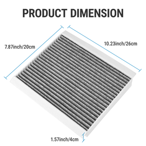 Filtre à air d'habitacle Vypart CF12150-150 pour Lexus, purificateur d'air frais avec charbon actif, état d'occasion - Product Image 2
