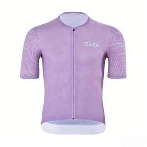 Maillot de Ciclismo Profesional Unisex, Transpirable, Ligero, de Poliéster, con 3 Bolsillos Traseros, para Ciclismo de Carretera, Múltiples Opciones de Color - Product Image 2