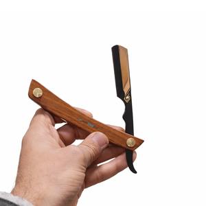 Navaja de Afeitar Profesional de 6 Pulgadas, Navaja de Barbero de Acero Inoxidable, Navaja Plegable - Product Image 4