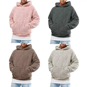 Sudaderas con capucha de algodón 100% para hombre, novedad de invierno, sudadera de lana de algodón grueso de 360G, Sudadera con capucha de gran tamaño, ropa de calle, Tops con capucha Unisex - Product Image 2