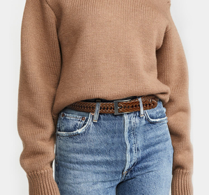 Cinturón estilo trenzado de piel auténtica de diseño clásico para hombre 2025 al por mayor cinturones vaqueros de moda informales fabricados por el Grupo Zoar - Product Image 4