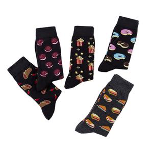 Calcetines Divertidos de Alta Calidad con Diseño de Comida, Calcetines Coloridos con Dibujos Animados de Donuts, Galletas, Palomitas de Maíz y Sándwiches para Hombres y Mujeres - Product Image 6