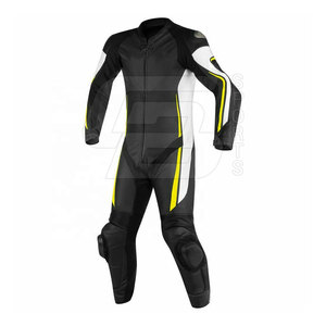 Traje de Motocicleta Clásico de Cuero Genuino de Alta Calidad, Resistente al Viento e Impermeable, Ropa Deportiva de Carreras, Opción de Talla Grande, Personalizable - Product Image 3