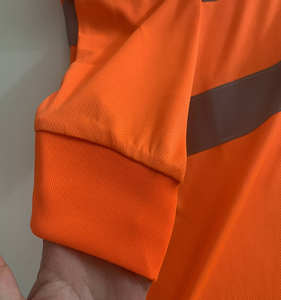 Chemise de sécurité réfléchissante 100% polyester personnalisable, col rond, manches longues, chemise de sécurité, chemise de chantier - Product Image 5