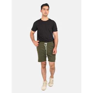 Shorts en tissu éponge décontractés et confortables NORIXMO, style urbain, 100 % coton, respirants, avec cordon de serrage décoratif, tailles XS XXS, entrejambe 5 pouces - Product Image 1