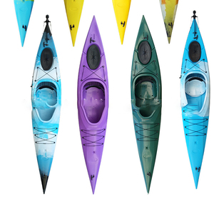 Kayak LLDPE da 3,6 m monoposto con <span class=keywords><strong>timone</strong></span>, canoa da viaggio combinata in tre sezioni - Product Image 5