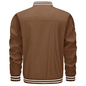 Chaqueta de invierno con cuello levantado a prueba de viento y logotipo personalizado de alta calidad, abrigos Unisex, chaqueta informal de algodón de Color sólido para exteriores para hombres - Product Image 6