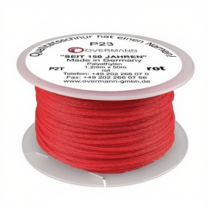 Fil de maçon Overmann 100m en polyéthylène rouge, diamètre 2mm, 35kg - Lot de 6 pour clôtures, treillis et portails - Product Image 2