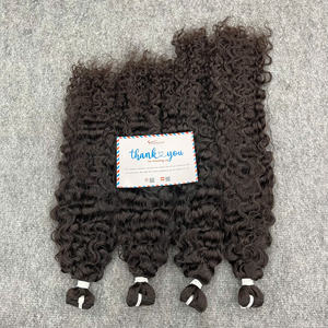 Super vente flash: Les cheveux bouclés sont célébrés pour leur texture vibrante et leur couleur noire naturelle, une trame de cheveux humains vietnamiens - Product Image 4