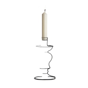 Candélabre de sol en fil de fer forgé simple bougeoir arrivée fraîche taille personnalisée forme couleur utilisations dans la décoration intérieure - Product Image 1
