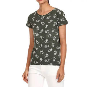 T-shirt de sublimation pour femmes de haute qualité avec impression de logo personnalisé dernière conception pour l'été - Product Image 2