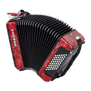 แอคคอร์เดียน Hohner Bravo II 48 พร้อมกระเป๋า |   แอคคอร์เดียนเปียโนน้ำหนักเบาสำหรับผู้เริ่มต้น - Product Image 1