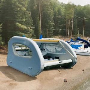 Casa barco inflable con cabina espaciosa, techo parasol retráctil para <span class=keywords><strong>retiro</strong></span> junto al lago - Product Image 4
