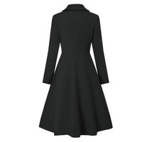 Manteau long d'hiver pour femme personnalisé et unique, de haute qualité, à capuche, en laine/polyester, respirant, à un seul bouton, décontracté, prix raisonnable