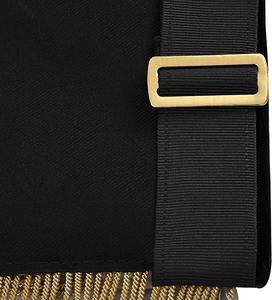 ผ้ากันเปื้อนสก็อตสำหรับพิธีกรรมระดับ32nd-ผ้ากำมะหยี่สีดำปักด้วยมือพร้อมพู่ดูแลให้ซักด้วยมือแหล่งกำเนิดนำเข้า - Product Image 4