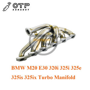 Tuyau d'échappement OTP pour BM * M20 <span class=keywords><strong>E30</strong></span> 320i 325i <span class=keywords><strong>325e</strong></span> 325is 325es 325ix SUS304 Collecteur Tur bo haute Performance en acier inoxydable - Product Image 4
