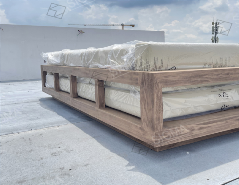 Sigma Living Outdoor Furniture Set Garden Sofa Set Furniture Sectional Sofa Teak Wood Furniture Teak Sofa Sets Garden Chair