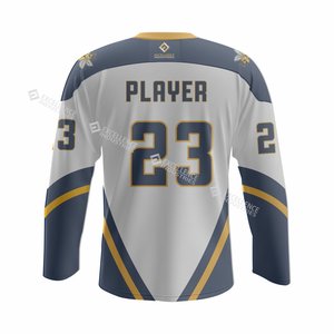 Meilleure vente Ensemble d'uniformes de hockey sur glace pour hommes avec design personnalisé Fabriqué au Pakistan Service OEM disponible - Product Image 2