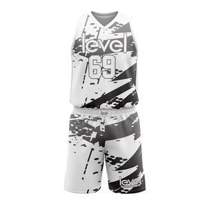 Mejor diseño personalizado 100% poliéster ropa deportiva al aire libre uniforme de baloncesto de alta calidad transpirable conjuntos de talla grande - Product Image 1