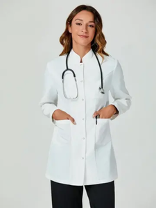 Veste médicale de gommage de conception innovante avec tissu respirant léger pour les professionnels de la santé - Product Image 6