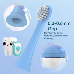 Ultra Gentle 4-Piece Set of Soft Nylon Bristle Electric <b>Toothbrush</b> <b>Heads</b> 1-Year Warranty for Children Household Use for Hotels - Product Image 5