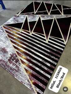 Tapis Adiva Gaziantep de style turc, 100% polypropylène, motif abstrait, technique jacquard, résistant aux taches - Product Image 5