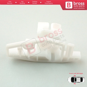 คลิปซ่อมชุดมอเตอร์กระจกหน้าต่าง BWR61 ด้านหน้าซ้ายหรือขวา สำหรับรถยนต์ Megane MK2 206 206+ Xsara Picasso N68 4/5 ประตู - Product Image 2
