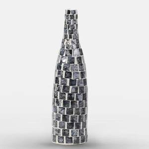 Florero azul hecho a mano de nácar para centro de mesa y decoración de hotel, diseño personalizado disponible - Product Image 1