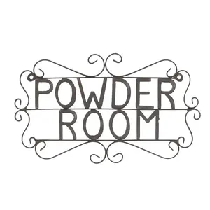 Letrero de color dorado y blanco de diseño Premium, línea 3D, arte de pared de metal para decoración de hogar, hotel y sala de estar, listo para enviar - Product Image 2