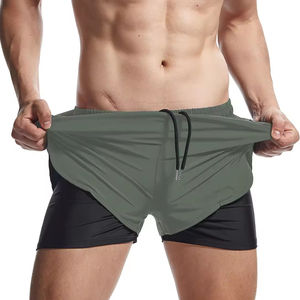 Pantalones Cortos Deportivos Ligeros para Hombre, Hechos a Medida, de Alta Calidad, con Cordón Ajustable, 6 Pulgadas, Transpirables, Servicio OEM - Product Image 1