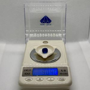 Cojín de zafiro azul sin calentar Natural de alta calidad, corte facetado, moissanita suelta, venta al por mayor - Product Image 3