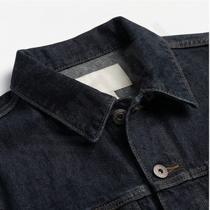 Chaqueta Vaquera Transpirable para Hombre, de Alta Calidad, con Logotipo Personalizado, Cuello Alto, Reversible, Estilo Casual, Precio Razonable - Product Image 4