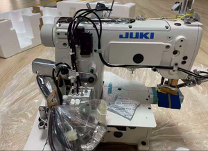 Máquina de coser de puntada de cubierta superior e inferior Juki 7223D-U10B56 de grado DIY, con cabezal semiseco, cama cilíndrica pequeña, construcción de acero y mango de plástico. - Product Image 3