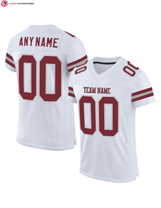 เสื้อเจอร์ซีย์อเมริกันฟุตบอลชุดอเมริกันฟุตบอลแบบซับลิเมชันยอมรับสีตามสั่ง - Product Image 2