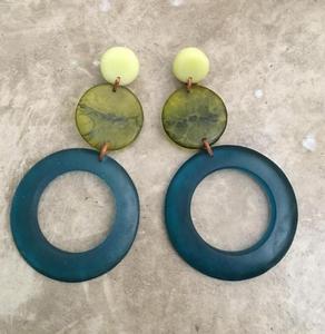 Pendientes de Resina y Madera Estilo Vintage, Diseño Clásico Ligero para Bodas, Cumpleaños, Fiestas, Regalo para Mujer, Mejor Precio - Product Image 4