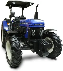 Farmtrac Tractor Motor 75pk/90pk/100pk/120pk Agricola 'S 4X4 Mini Tractor Tractoren Te Koop