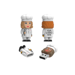 <span class=keywords><strong>เชฟ</strong></span>ทำอาหาร USB แฟลชไดรฟ์สำหรับผู้หญิงความจุ16GB/32GB/64GB ดีไซน์น่ารักแปลกใหม่และถ่ายโอนข้อมูลได้รวดเร็ว - Product Image 1