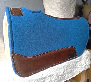 2024-Venta caliente Fabricante directo Ropa occidental Carreras de caballos Almohadilla de sillín de fieltro de lana Forro polar transpirable de cuero de calidad fina - Product Image 4