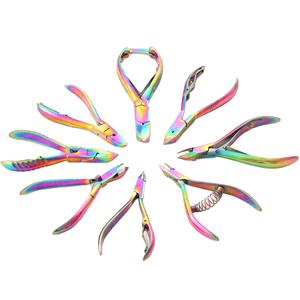 Cortaúñas profesional con hoja curva, pinzas para cutículas y removedor de piel muerta, instrumentos de belleza para cortadores de dedos y dedos de los pies - Product Image 4