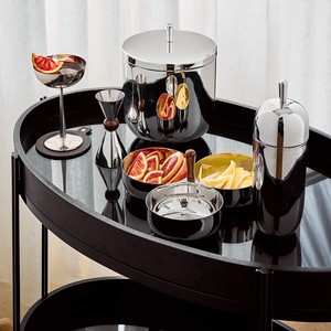 Elegant Stainless Steel <b>Ice</b> <b>Bucket</b> with Lid High Gloss Finish <b>Insulated</b> Design for Premium Home Bar Entertaining - Product Image 6