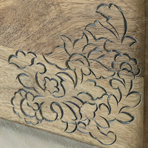 Porte-ustensiles en bois de conception décorative de fleur en gros pour mariage d'hôtel de restaurant à bas prix - Product Image 4
