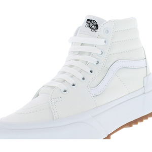 VANS unisex Sk8-Hi รองเท้าสเก็ตบอร์ดสีขาวแท้ | ของแท้100% - Product Image 1